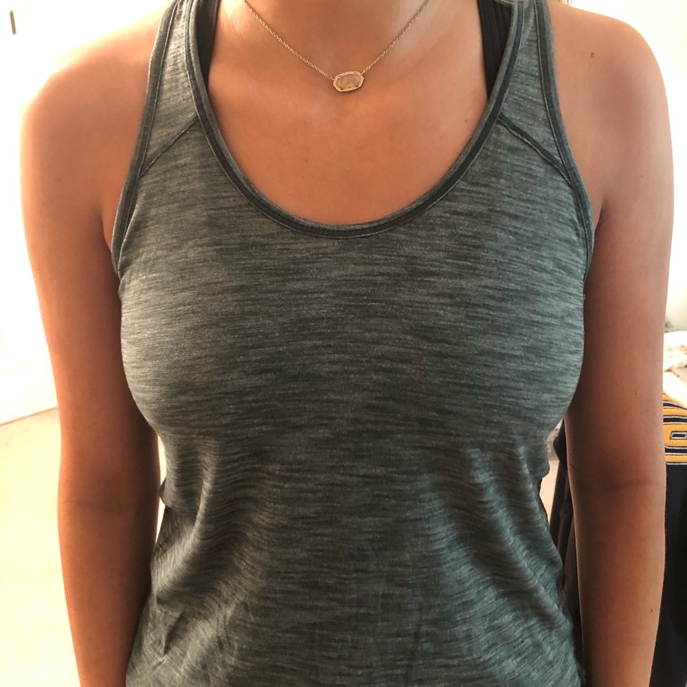 Green Lululemon: athletic tank